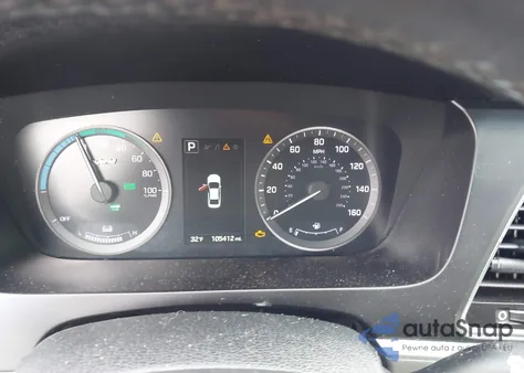 2016 Hyundai Sonata Hybrid Limited z USA, uszkodzony, nr VIN KMHE34L12GA025751